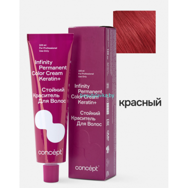 Микстон Permanent Color Cream Keratin красный 100 мл