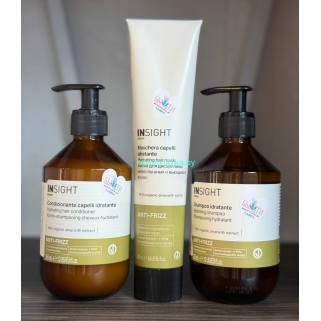 Набор для вьющихся Insight Anti-Frizz шампунь + кондиционер по 350 мл + маска 200 мл