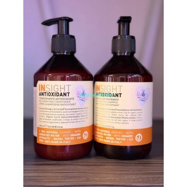 Набор Insight Antioxidant для перегруженных(защита и омоложение) шампунь + кондиционер по 400 мл