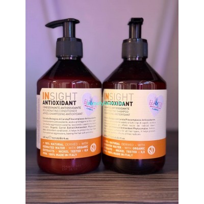 Набор Insight Antioxidant для перегруженных(защита и омоложение) шампунь + кондиционер по 400 мл