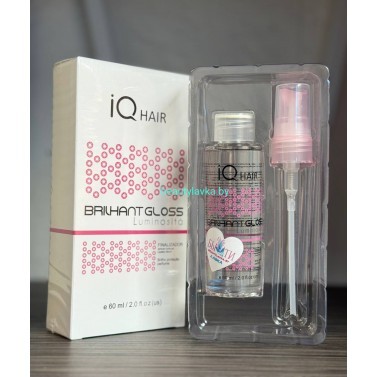 Термозащита IQ Hair Brilhant Gloss Luminosita Pink 60 мл