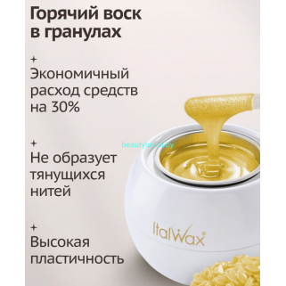 ItalWax Воск "Натуральный" для депиляции в гранулах 500г
