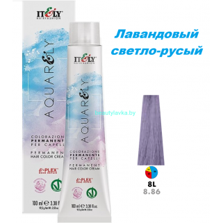 Кремообразный краситель Itely Aquarely E-plex комплексом 8.86 лавандовый светло-русый 100 мл