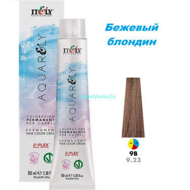 Кремообразный краситель Itely Aquarely E-plex комплексом 9.23 бежевый блондин 100 мл