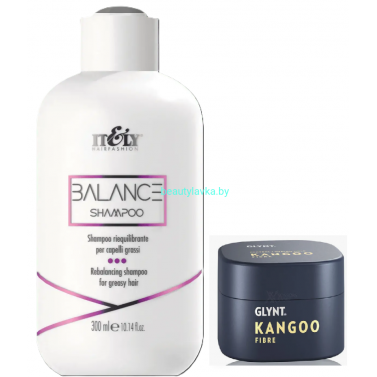 Набор шампунь Itely  Balance для жирных волос 300 мл+ моделирующая паста Kangoo 5 мл