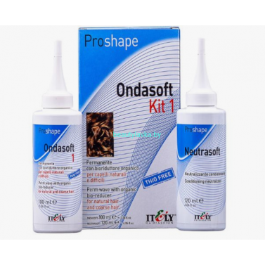 Лосьон Itely Kit Ondasoft 1 Proshape для химической завивки 100 мл + нейтрализатор-лосьон 120 мл