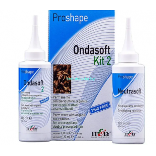 Лосьон Kit ondasoft 2 Itely Proshape для химической завивки 100 мл + нейтрализатор-лосьон 120 мл