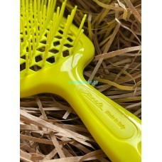 Щетка для волос желтая Janeke Superbrush Giallo Fluorescente