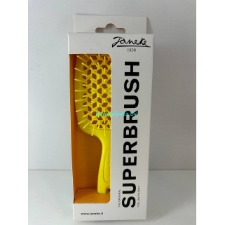 Щетка для волос желтая Janeke Superbrush Giallo Fluorescente