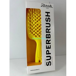 Щетка для волос желтая Janeke Superbrush Giallo Fluorescente