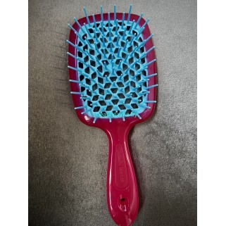 Janeke Superbrush расческа красно-голубая Janeke Superbrush расческа красно-голубая