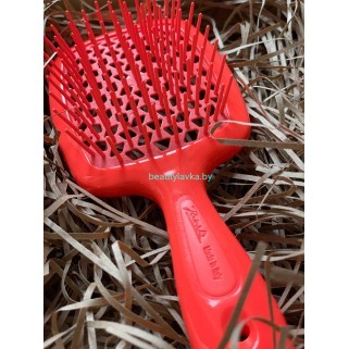 Расческа для волос Janeke Superbrush With Soft Moulded Tips Красный Расческа для волос Janeke Superbrush With Soft Moulded Tips Красный