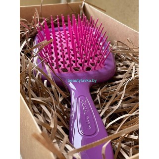Щетка для волос фиолетовая с малиновыми зубчиками Janeke Superbrush Purple