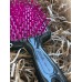 Щетка для волос маленькая черная с малиновыми зубчиками Janeke Superbrush Fuxia