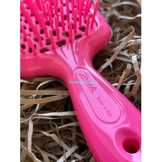 Щетка для волос маленькая розовая Janeke Superbrush Fuxia Fluorescente