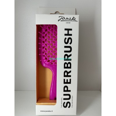 Щетка для волос маленькая розовая Janeke Superbrush Fuxia Fluorescente