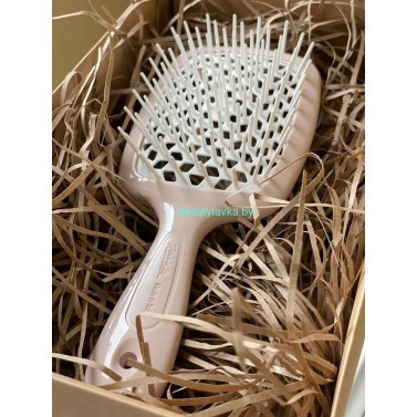 Щетка для волос Janeke Superbrush бежевая