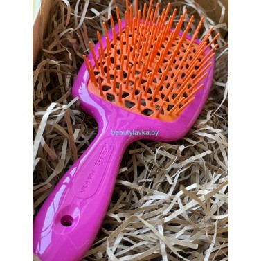 Щетка для волос Janeke Superbrush розово-оранжевая