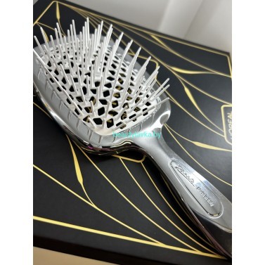 Щетка для волос Janeke Superbrush Silver White