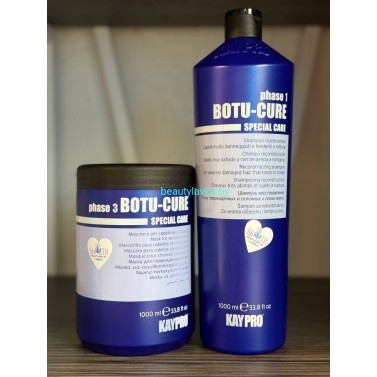 Набор восстановливающий Kaypro Botu-Cure маска 1000 мл + шампунь 1000 мл