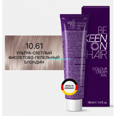 Крем-краска Keen 10.61 ультра светлый фиолетово-пепельный блондин 100 мл 