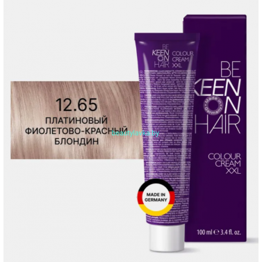 Крем-краска Keen 12.65 платинoвый фиолетовый красный блондин 100 мл