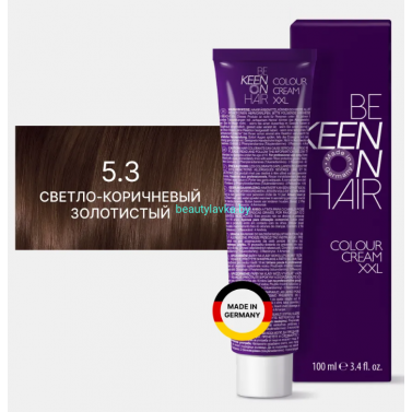 Крем-краска Keen 5.3  светло-коричневый золотистый 100 мл