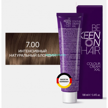 Крем-краска Keen 7.00 интенсивный натуральный блондин 100 мл Крем-краска Keen 7.00 интенсивный натуральный блондин 100 мл