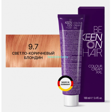 Крем-краска Keen 9.7 светло-коричневый блондин 100 мл