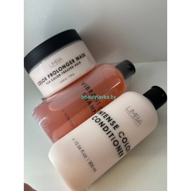 Набор Limba Cosmetics Color для окрашенных волос шампунь 300 мл, кондиционер 300 мл  и маска 245 мл