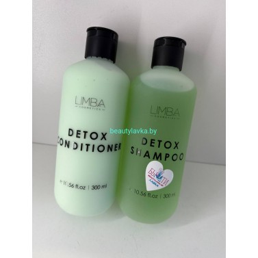 Набор Limba Cosmetics Detox для жирной кожи головы шампунь 300 мл и кондиционер 300 мл