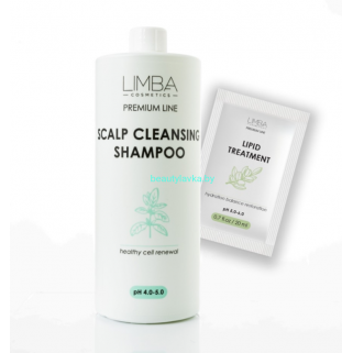 Шампунь для кожи головы Limba Cosmetics Premium Line Mint Scalp Cleansing Shampoo 1000 мл