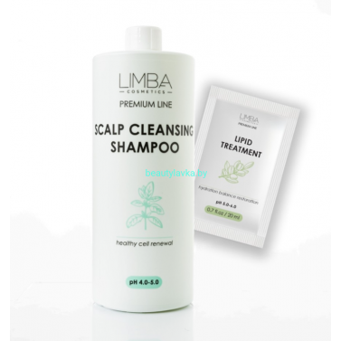 Шампунь для кожи головы Limba Cosmetics Premium Line Mint Scalp Cleansing Shampoo 1000 мл