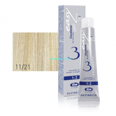 Перманентный безаммиачный краситель для волос 11/21 Lisap Escalation Easy Absolute-3 60 мл