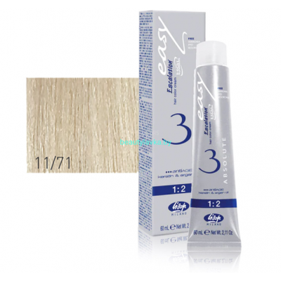 Перманентный безаммиачный краситель для волос 11/71 Lisap Escalation Easy Absolute-3 60 мл