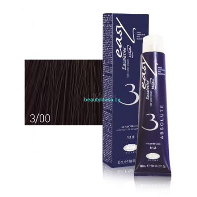 Перманентный безаммиачный краситель для волос Lisap Escalation Easy Absolute-3 3/00 60 мл