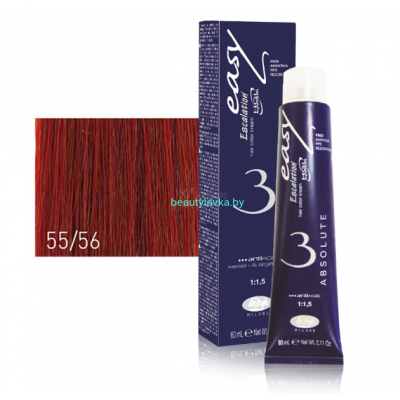 Перманентный безаммиачный краситель для волос 55/56 Lisap Escalation Easy Absolute-3 60 мл
