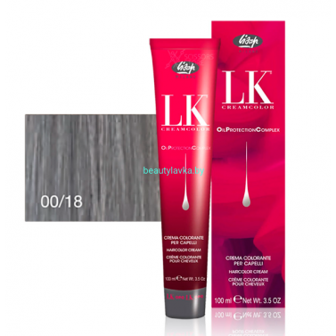 Перманентный краситель для волос Lisap LK OPC Oil Protection Complex 00/18 100 мл