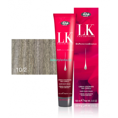 Перманентный краситель для волос Lisap LK OPC Oil Protection Complex 10/2 100 мл