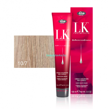Перманентный краситель для волос Lisap LK OPC Oil Protection Complex 10/7 100 мл