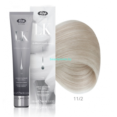 Перманентный краситель для волос Lisap LK OPC Oil Protection Complex 11/2 100 мл