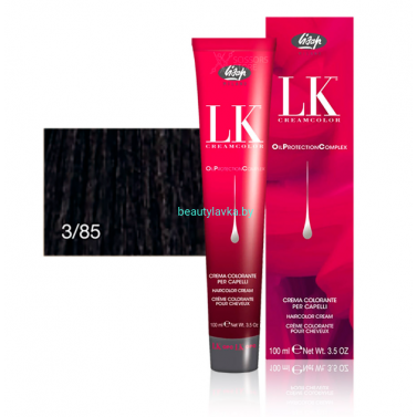 Перманентный краситель для волос Lisap LK OPC Oil Protection Complex 3/85 100 мл