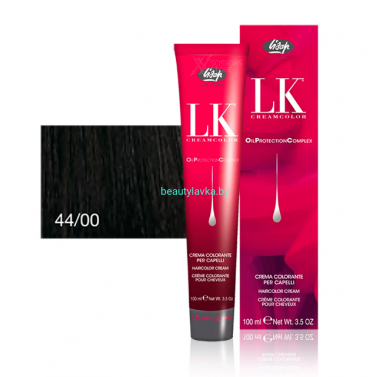 Перманентный краситель для волос Lisap LK OPC Oil Protection Complex 44/00 100 мл