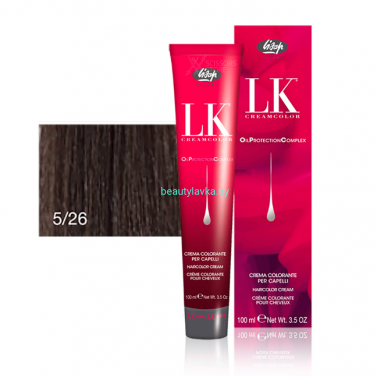 Перманентный краситель для волос Lisap LK OPC Oil Protection Complex 5/26 100 мл