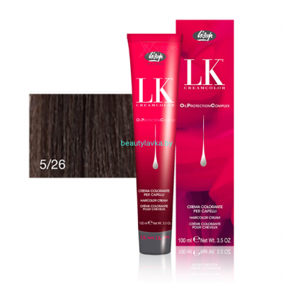 Перманентный краситель для волос Lisap LK OPC Oil Protection Complex 5/26 100 мл