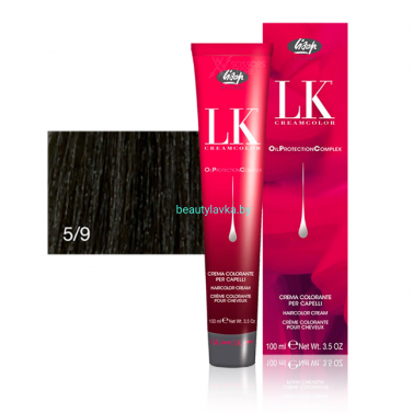 Перманентный краситель для волос Lisap LK OPC Oil Protection Complex 5/9 100 мл