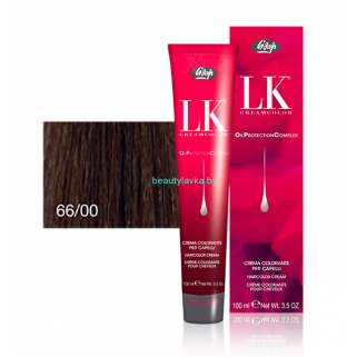  Перманентный краситель для волос Lisap LK OPC Oil Protection Complex 66/00 100 мл