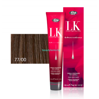  Перманентный краситель для волос Lisap LK OPC Oil Protection Complex 77/00 100 мл