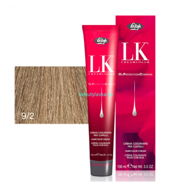 Перманентный краситель для волос Lisap LK OPC Oil Protection Complex 9/2 100 мл