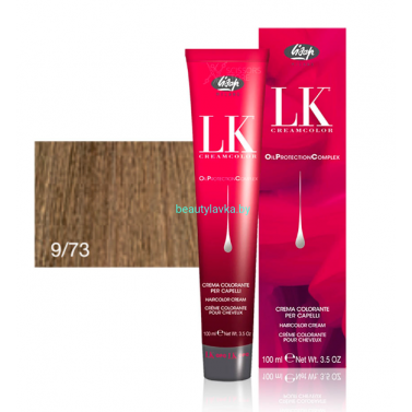 Перманентный краситель для волос Lisap LK OPC Oil Protection Complex 9/73 100 мл